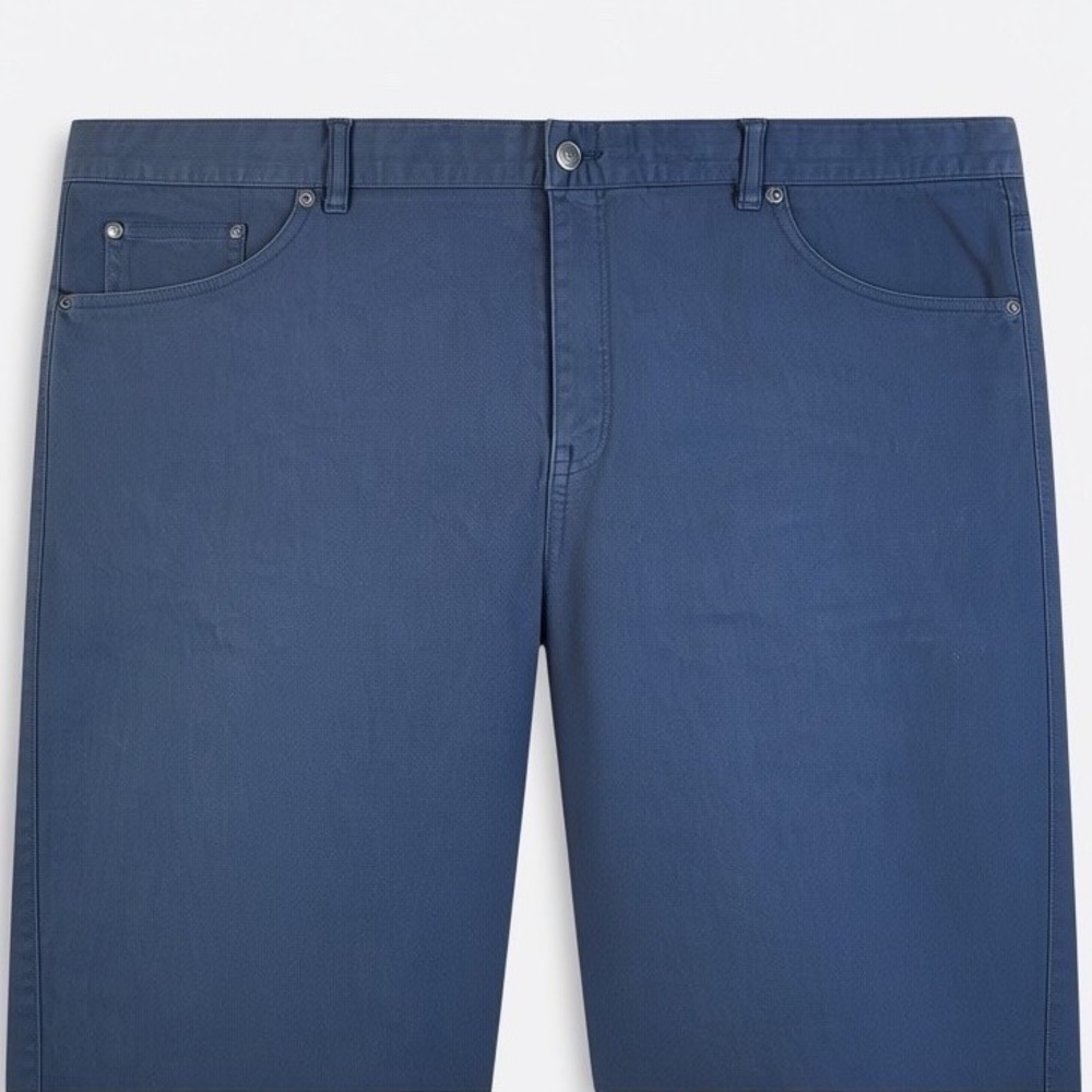 Peter Millar Chino Pants Mens 42x29 Soft Touch Cotton Modal Stretch Bluish‎ Gray